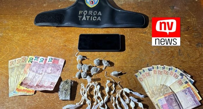 Operação Policial no bairro Boa Vista I: Apreensão de drogas e dinheiro em patrulhamento tático em Jaguaré