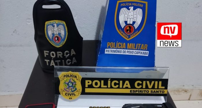 Policiais militares cumprem mandados e apreendem arma de fogo em São Gabriel da Palha