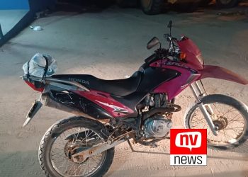 Polícia Militar recupera motocicleta roubada em Guriri