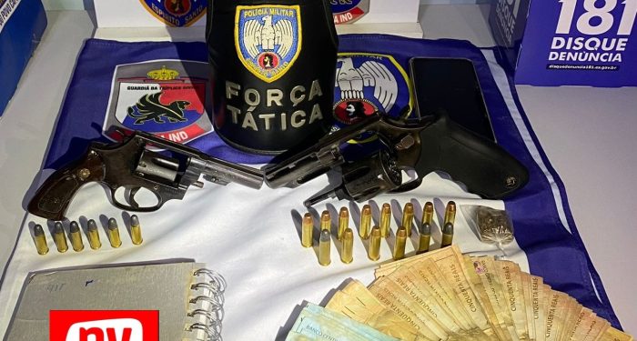 Pinheiros: Operação Policial desarticula esquema de crimes no bairro Santo Antônio: armas, drogas e dinheiro são apreendidos e duas pessoas presas