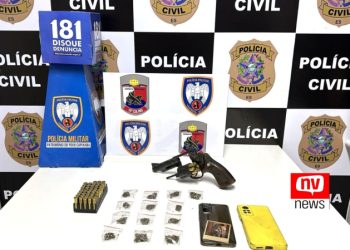 Operação conjunta PC e PM prende integrantes de facção criminosa em Pinheiros