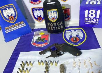 Menor é apreendido por porte ilegal de arma e drogas no bairro Planalto em Pinheiros
