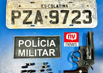 Homem é preso por porte ilegal de arma de fogo e munições em Guriri