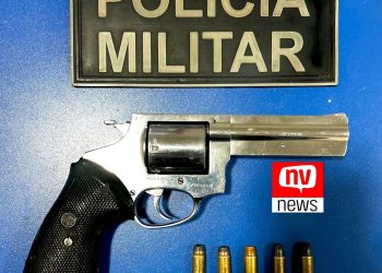 Homem é preso porte ilegal de arma de fogo e munição no Parque das Brisas em São Mateus