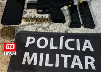 Veículo suspeito abordado em Nova Venécia: arma, droga e condutor embriagado detidos