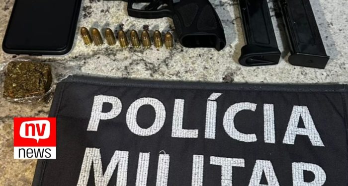 Veículo suspeito abordado em Nova Venécia: arma, droga e condutor embriagado detidos
