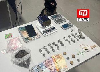 Com ajuda do Cão Moisés, operação policial no Porto de São Mateus apreende drogas em lanchonete e detém suspeito de tráfico