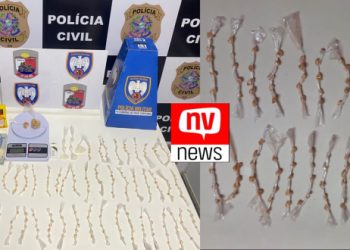 Polícia Militar prende grupo embalando drogas em galpão abandonado na zona rural de Pinheiros