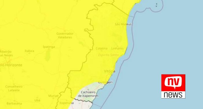 Cidades do ES recebem novo alerta amarelo para chuva; veja lista
