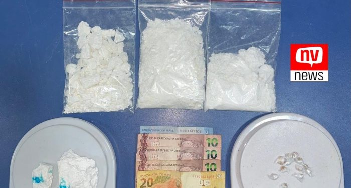 Traficante preso e drogas apreendidas em operação no Balneário de Guriri