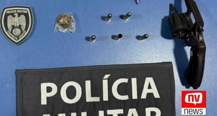 Suspeitos presos com arma e droga durante operação contra aliciamento de menores no bairro Aroeira em São Mateus