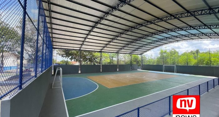 Prefeitura prepara entrega da Quadra Poliesportiva do Palmito em Jaguaré