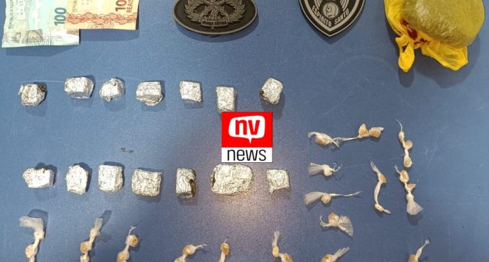 Suspeito tenta fugir de abordagem e é preso com drogas e dinheiro no bairro Vitória em São Mateus