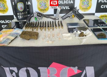 Seis homens detidos e armas apreendidas em Operação Integrada em Ponto Belo
