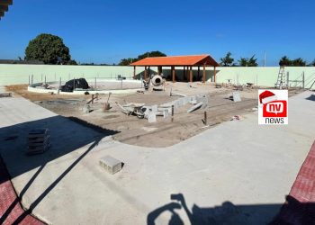 Prefeitura de Jaguaré avança com obras da Praça do Palmito