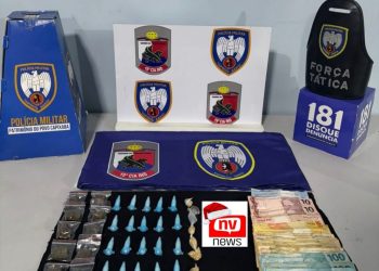 PM apreende drogas no bairro Santo Antônio em Pinheiros