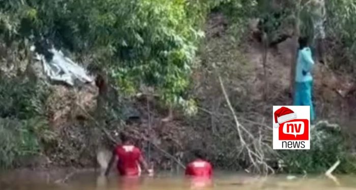 Motorista morre após veículo capotar e cair em rio na zona rural de Aracruz
