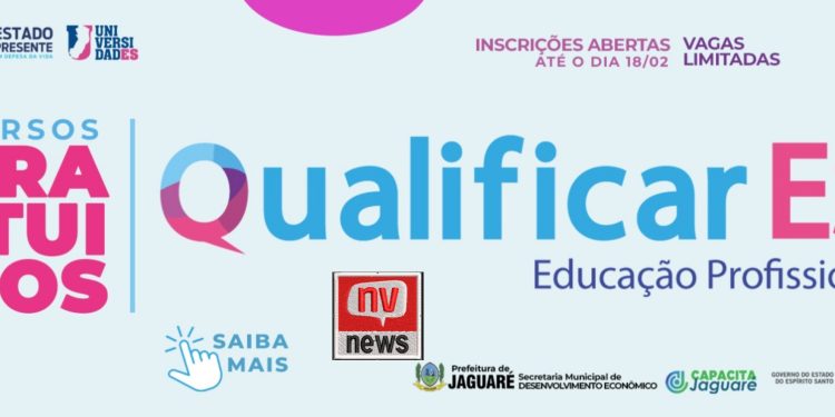 Qualificar ES: Inscrições abertas para cursos presenciais em Jaguaré