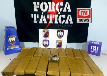 14 kg de maconha são apreendidos em operação na zona rural de Pinheiros