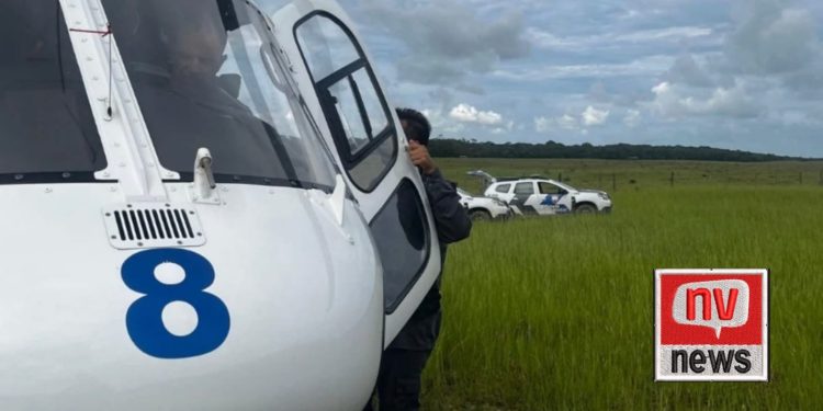 Helicóptero é acionado para apoio após confronto entre suspeitos e PM em Linhares