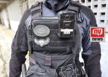 PMs do ES vão para as ruas com câmera nas fardas até o fim de fevereiro