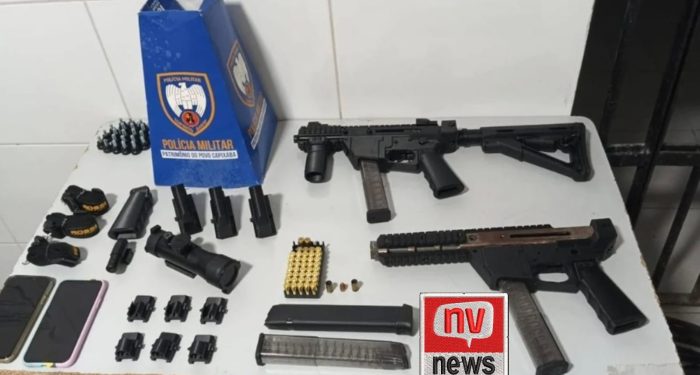 Polícia prende dois jovens suspeitos de fabricar armas caseiras em Linhares