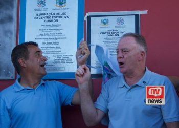 Marcos Guerra recebe governador Renato Casagrande para inaugurações em Jaguaré