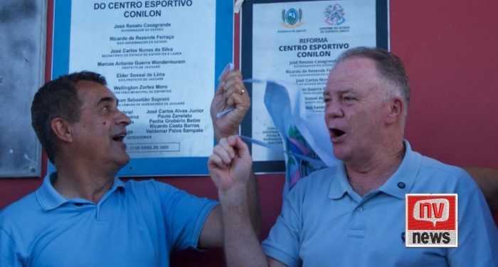 Marcos Guerra recebe governador Renato Casagrande para inaugurações em Jaguaré