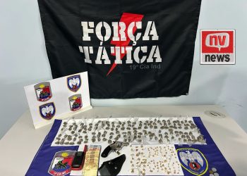 Tráfico de drogas e posse irregular de arma: Suspeito é preso em Pinheiros