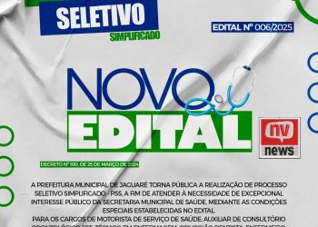 Aberto Processo Seletivo para área da Saúde em Jaguaré