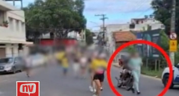 Corredora é atropelada por moto durante evento em Nova Venécia