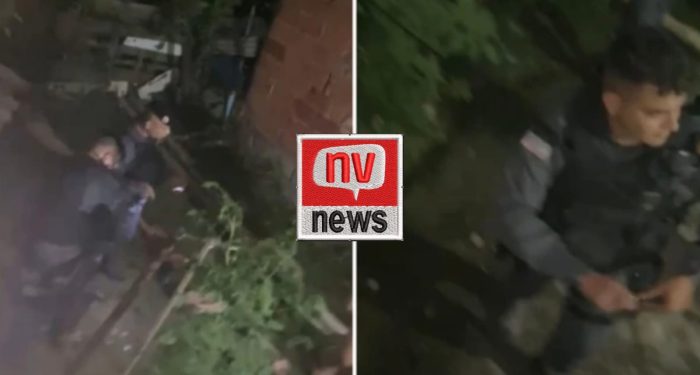 Dois suspeitos ficaram feridos após trocarem tiros com a Polícia Militar no bairro Aviso, em Linhares; um deles é adolescente.
