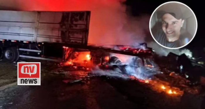 Tragédia na BR-381: Capixaba morre carbonizado após colisão entre carretas em Minas Gerais