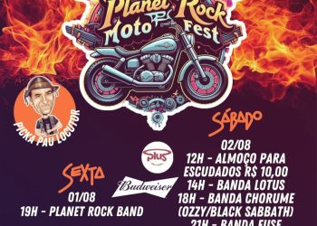 V Planet Rock Moto Fest agita São Mateus nos dias 1 e 2 de agosto com rock, motos e entrada gratuita