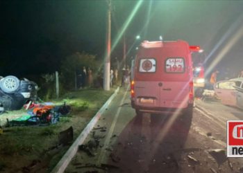 Colisão entre carros deixa sete feridos em São Mateus