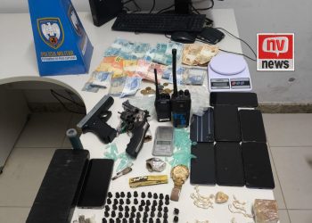 Quadrilha é presa com drogas, armas e dinheiro em Água Doce do Norte