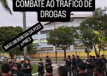 Operação conjunta em andamento em Aracruz visa combater o tráfico de drogas ação cumpre oito mandados de busca e apreensão, com foco no bairro Guanabara