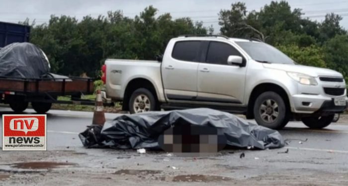 Motociclista com mandado de prisão em aberto por assassinato morre em colisão com caminhão de gás na BR-101 em São Mateus