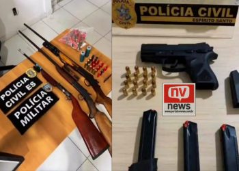 Operação Relâmpago: Ação integrada das polícias civil e militar resulta em prisões e apreensões de armas de fogo e munições