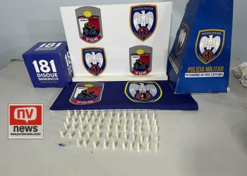 Traficante conhecido como “Facção” é preso com 60 pinos de cocaína em Pinheiros