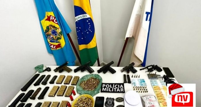 Operação “Derivada” desarticula núcleo criminoso e apreende arsenal no bairro Vila Nova