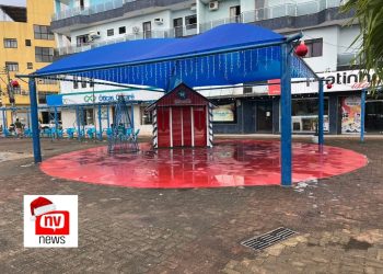 População fica chocada ao saber que apenas a decoração da Casinha do Papai Noel custou R$ 19 mil aos cofres públicos em São Gabriel da Palha