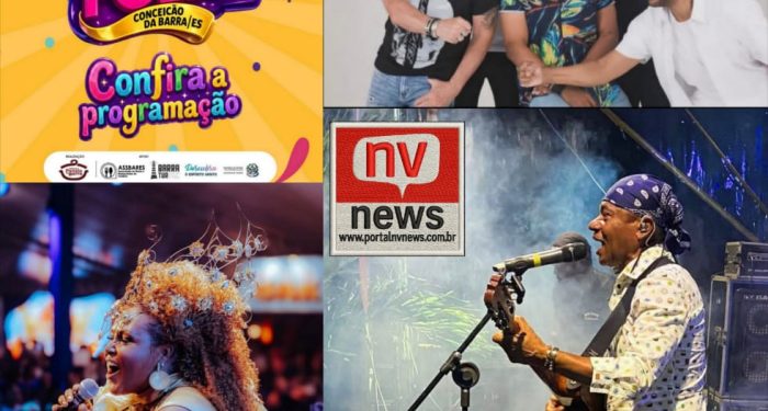Prefeitura de Conceição da Barra anuncia programação de Carnaval do Balneário. Serão mais de (50) atrações em cinco dias de muita folia