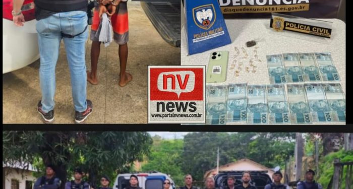 Operação integrada prende suspeito de alta periculosidade e apreende drogas em Barra de São Francisco