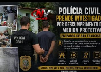 Polícia Civil prende investigado por descumprimento de medida protetiva em Barra de São Francisco