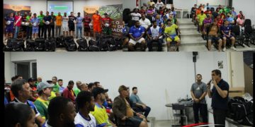 Prefeito  Marcos Guerra entrega uniformes às equipes da 2ª Divisão e categoria Veteranos em Jaguaré
