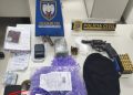 Polícia Civil e Militar prendem suspeito de tráfico e apreendem arma, drogas e munições em São Gabriel da Palha