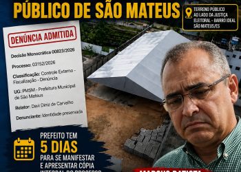 TCE-ES admite denúncia e cobra explicações sobre uso e obras em terreno público de São Mateus