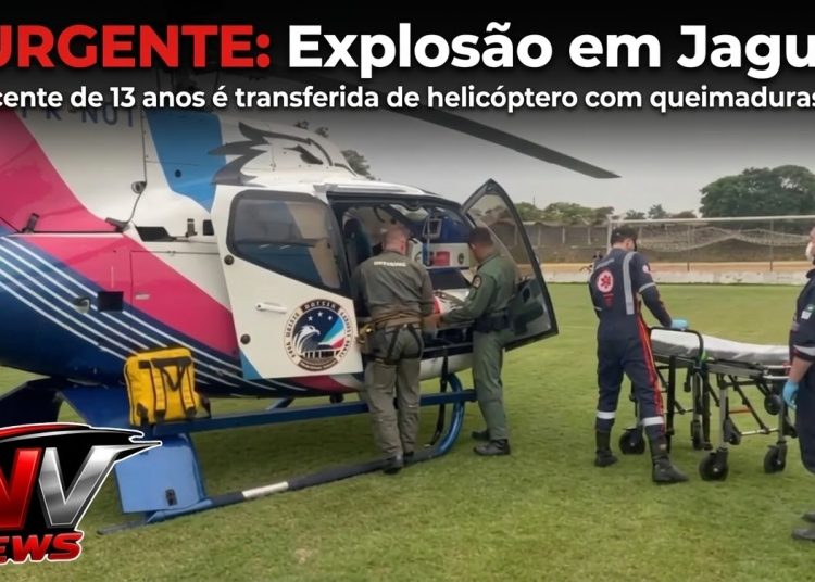 Adolescente sofre queimaduras graves após explosão de panela de pressão em Jaguaré